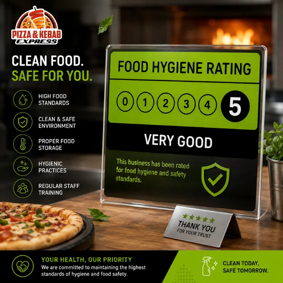 Pizza & Kebab Express hygiene rating